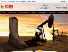 Tablet Screenshot of calzados3025.com